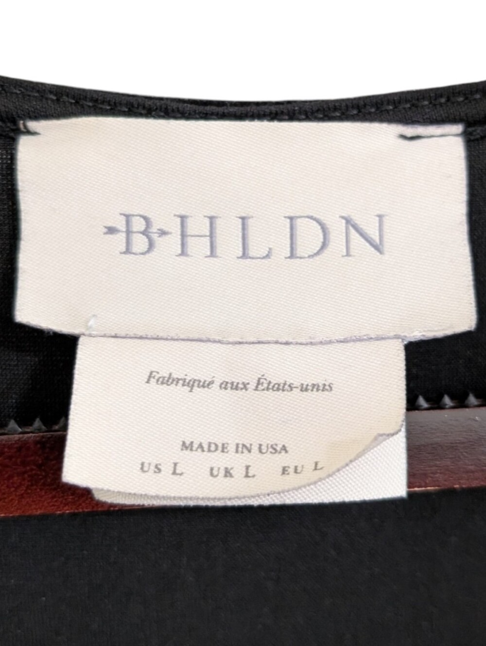 BHLDN Thrive Black Velvet Wrap Midi Dress Size Large - Picture 5 of 6
